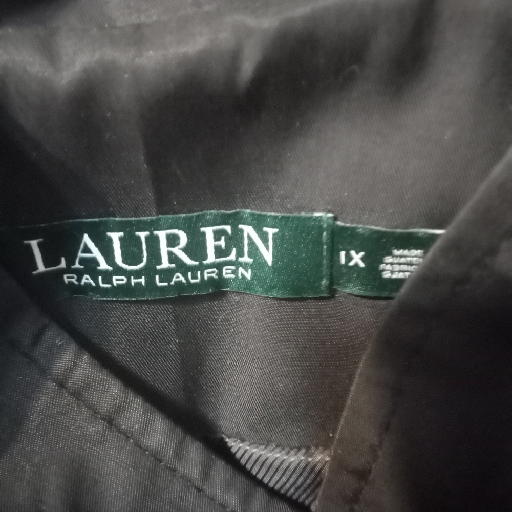 RALPH LAUREN NWT BLACK ALL WEATHER JACKET 1X